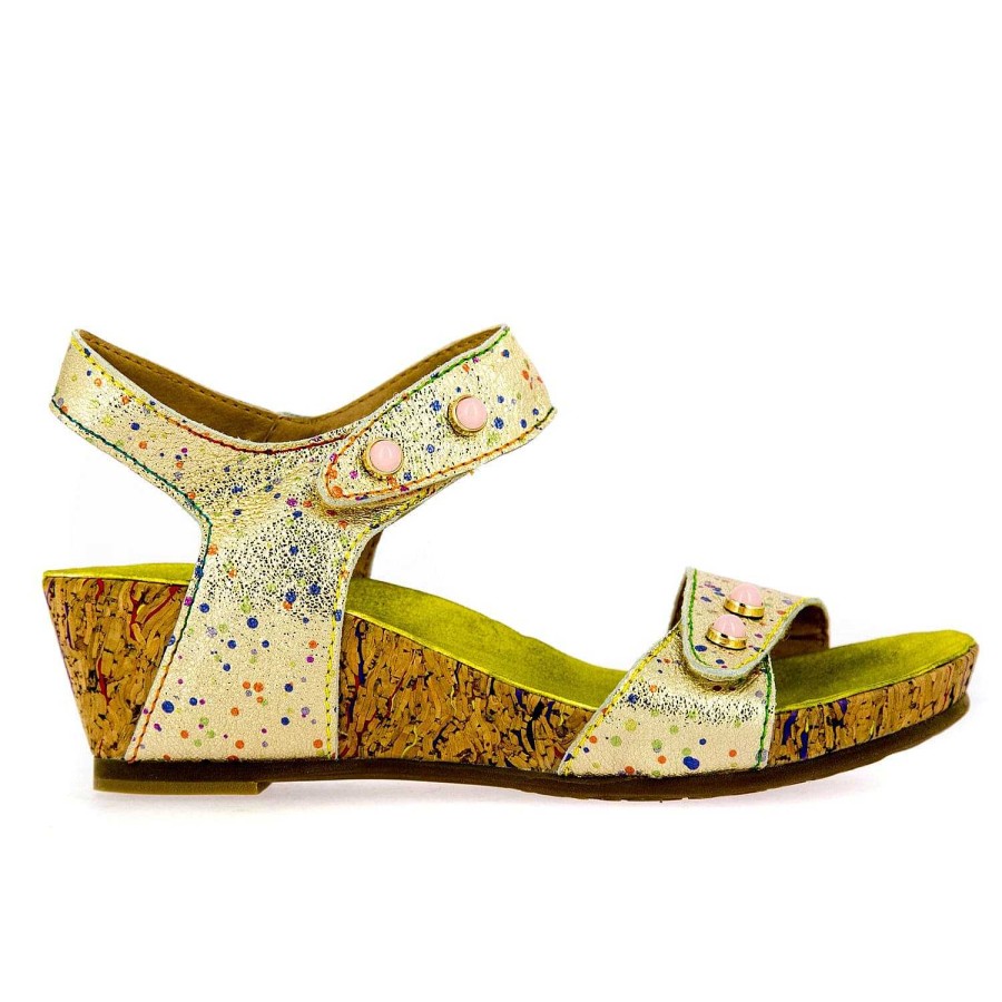 Chaussures Laura Vita | Chaussures Belinda 02 Dore