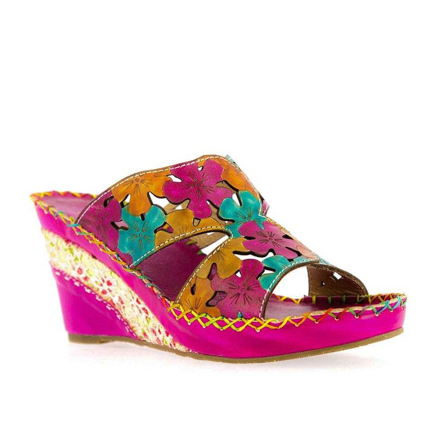 Chaussures Laura Vita | Chaussures Ballon 02 Fushia