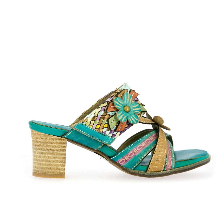 Chaussures Laura Vita | Chaussures Bethune 18 Turquoise