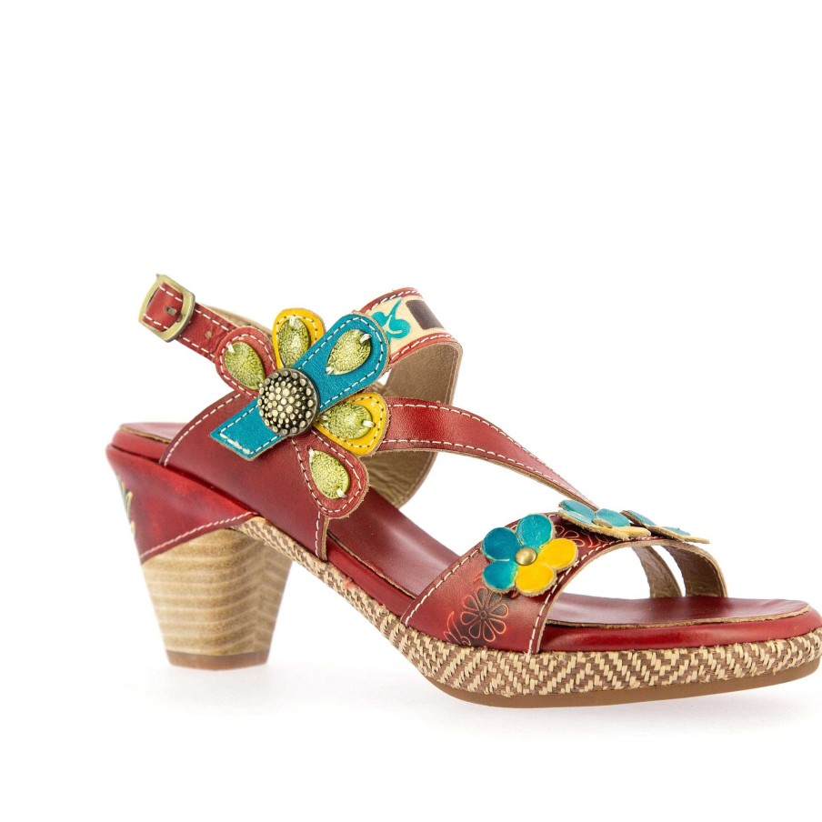 Chaussures Laura Vita | Chaussures Belfort 31 Rouge