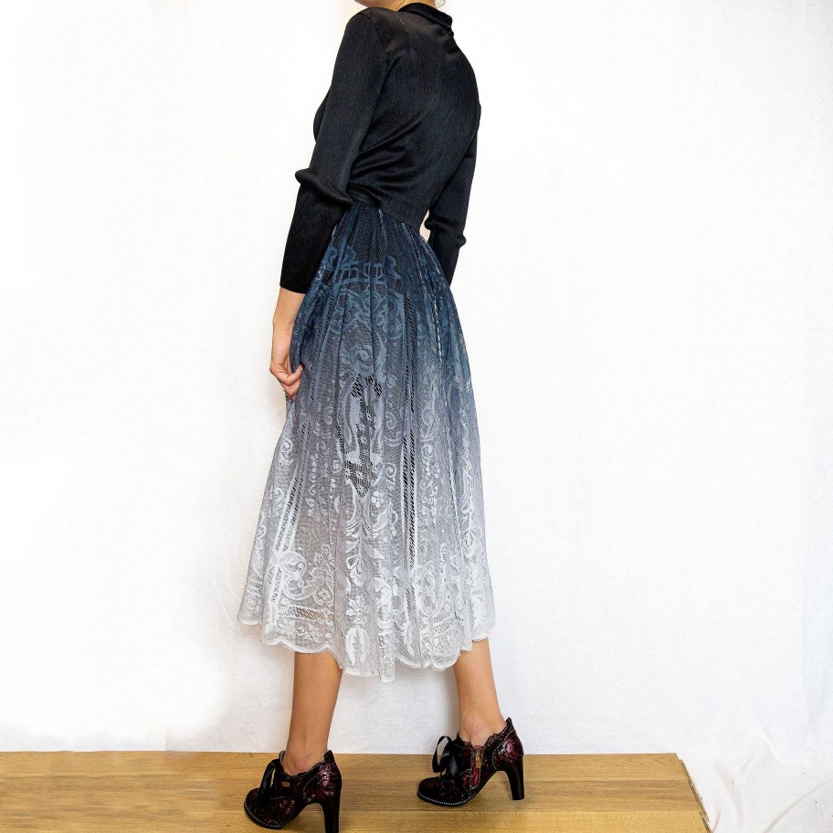 Vetements Laura Vita | Robe Dundee Noir Degrade
