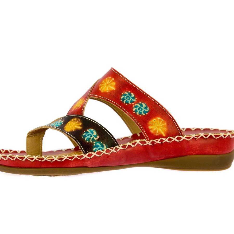 Chaussures Laura Vita | Chaussures Brive 88 Rouge