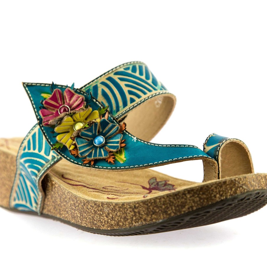 Chaussures Laura Vita | Chaussures Bingo 06 Turquoise