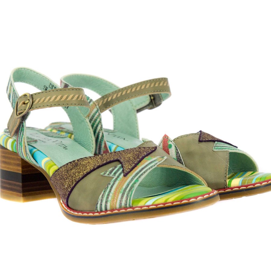 Chaussures Laura Vita | Chaussures Diego 01 Kaki