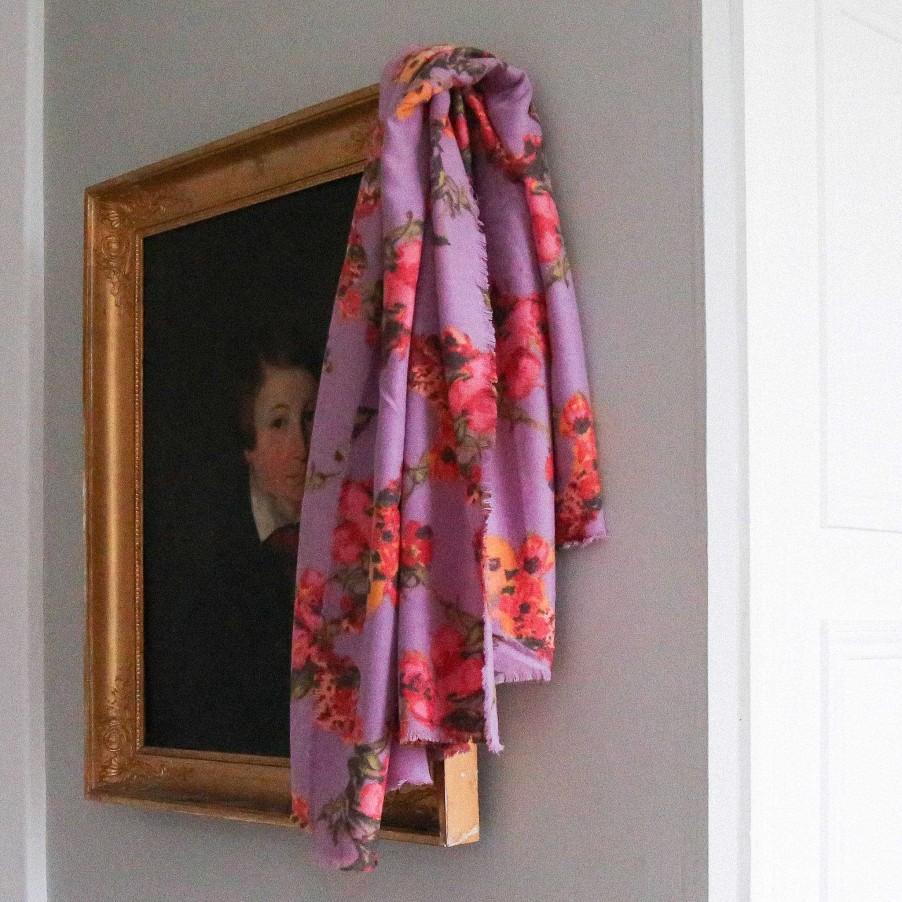 Accessoires Laura Vita | Foulard Cromwell Violet