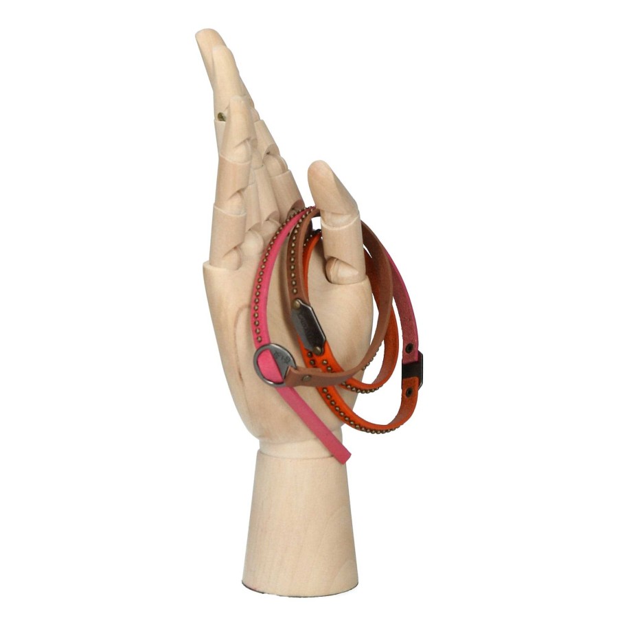 Accessoires Laura Vita | Bracelet En Cuir Fait Main